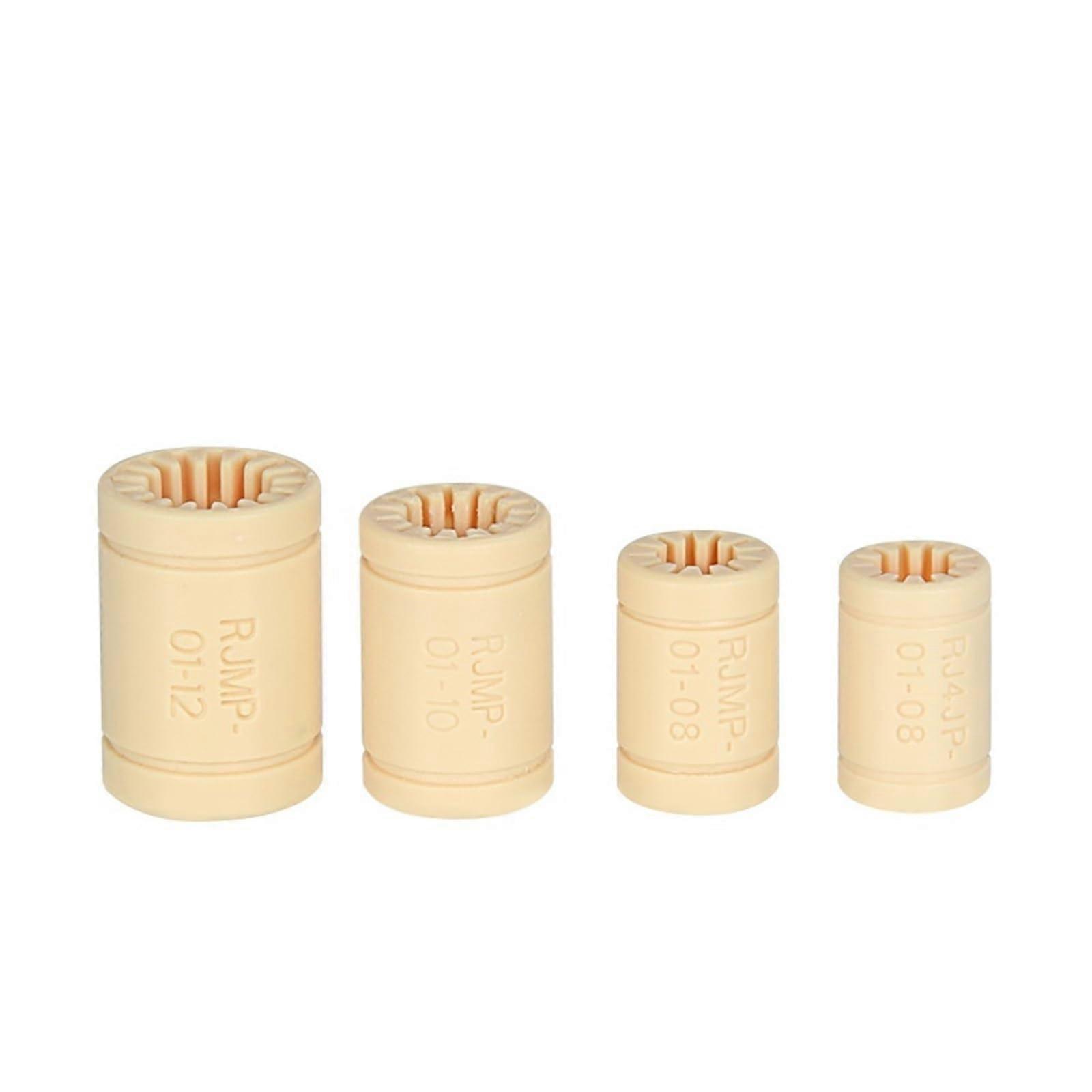 4 PCS RJMP01 RJ4JP Plastic Linear Bearing Bushing Polymer Bearing Shaft for Mendel 3D Printer Parts Prusa Mendel DIY(4pcs RJMP0110)