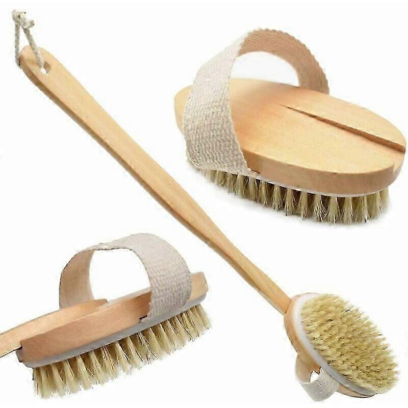 Bath Brush for Back Scrubbing, Massage, and Exfoliation