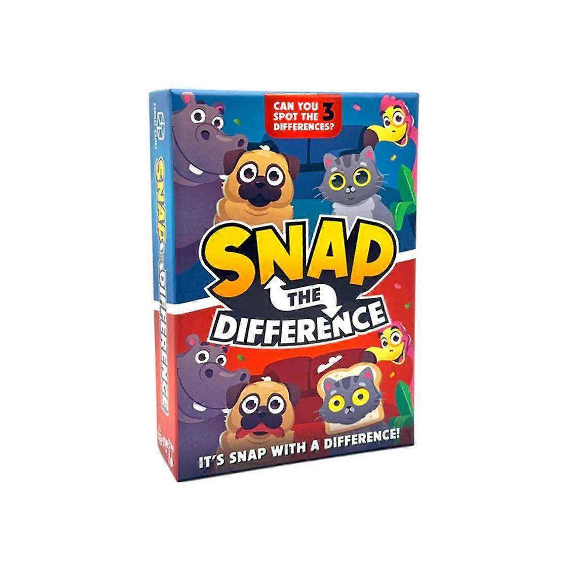 Snap the Difference Card Game