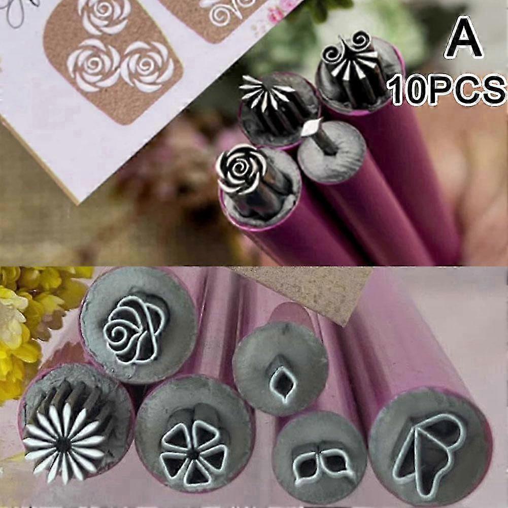 2025 Nail Stamp Pen DIY Tools Stamp Tool With 6 Different Patterns Home DIY