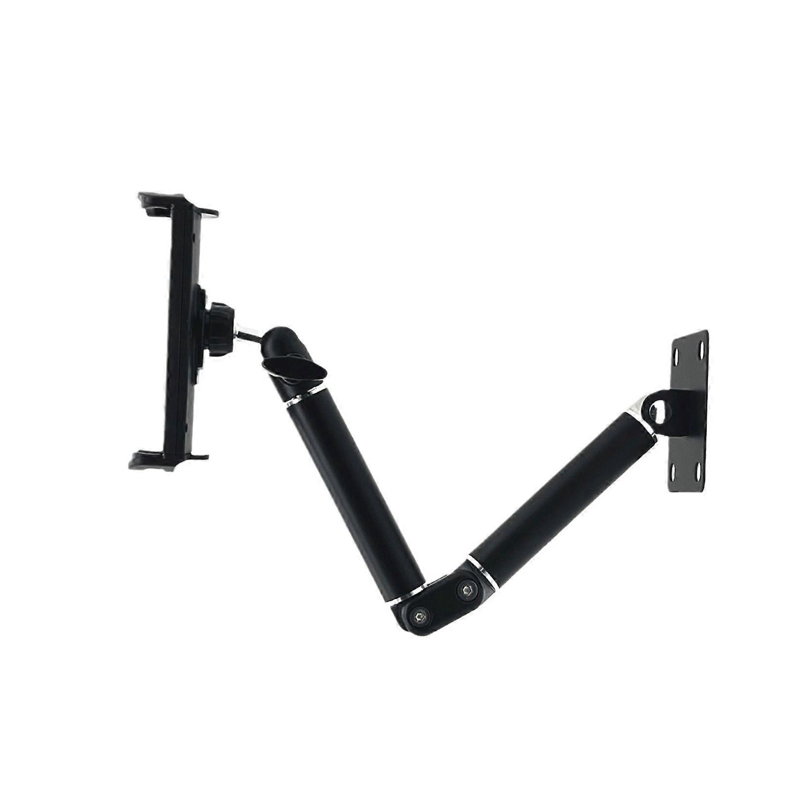 Adjustable Vertical 2 Section Tablet Wall Mount Bracket, Large Size Tablet Wall Holder for 4 13inch Tablets and Phones