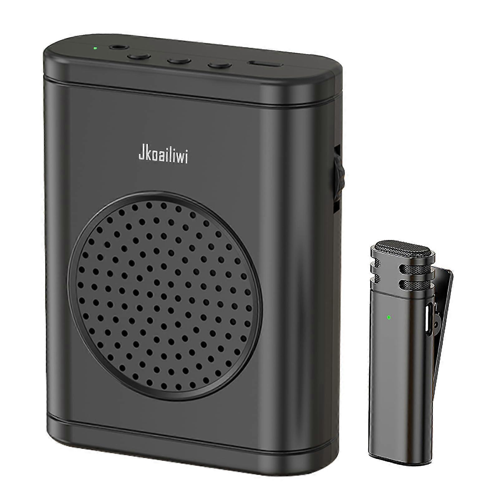 Bluetooth Voice Amplifier with Wireless Lavalier Microphone for Classroom/Speeches