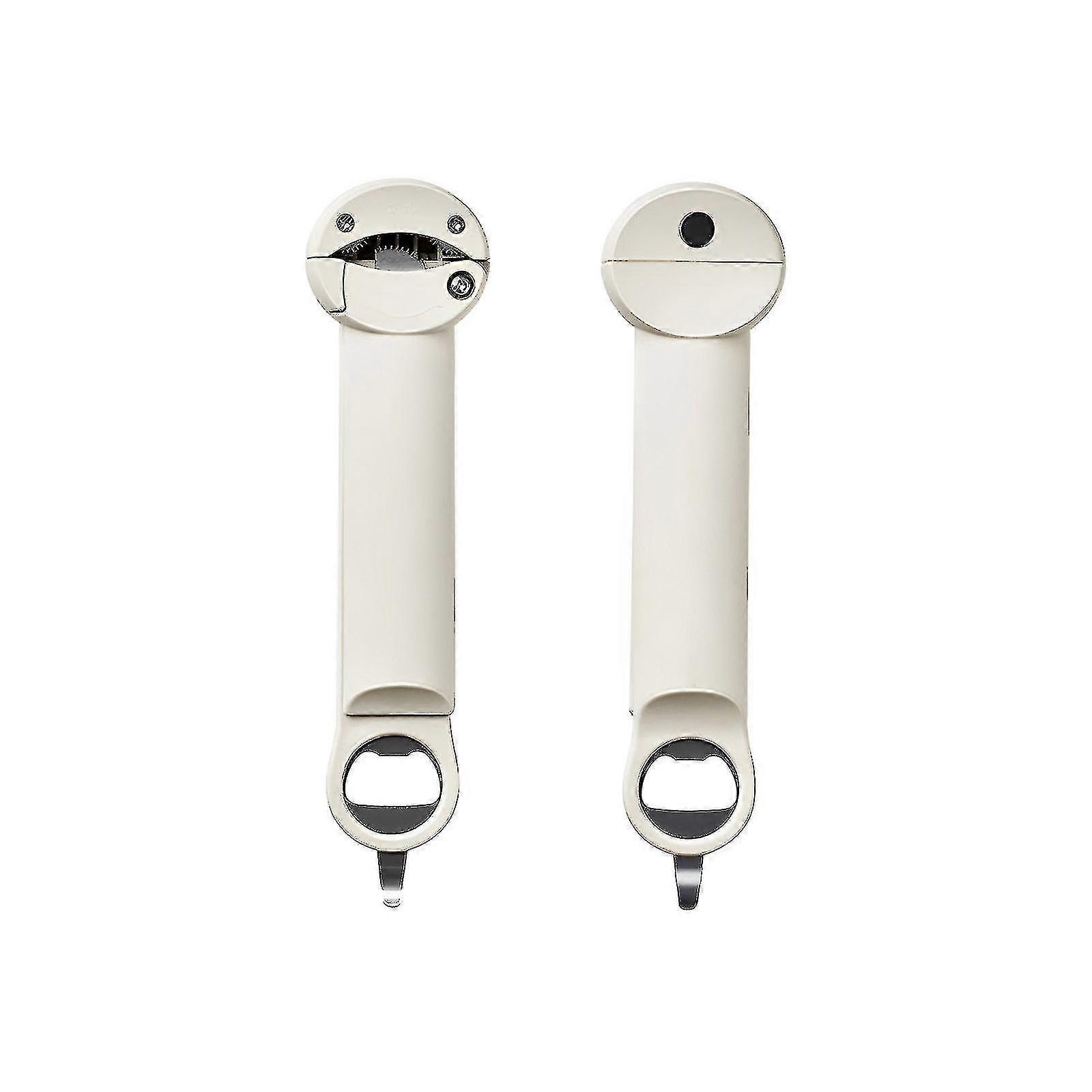 Multifunctional Retractable Bottle Opener - White