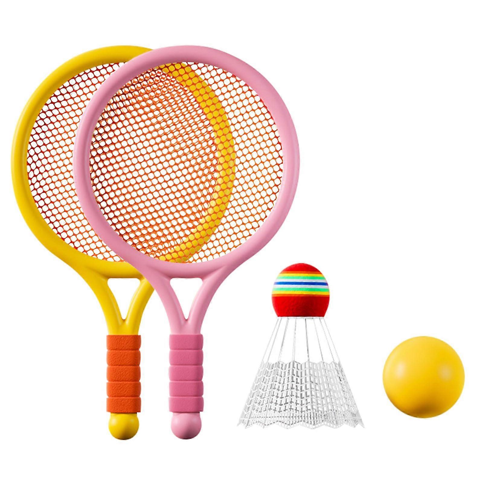 's Tennis Racket Sets Small Badminton Racket with Shuttlecocks Balls for Indoor and Outdoor Interactive Sports Toy for Parents and Ref: 1758
