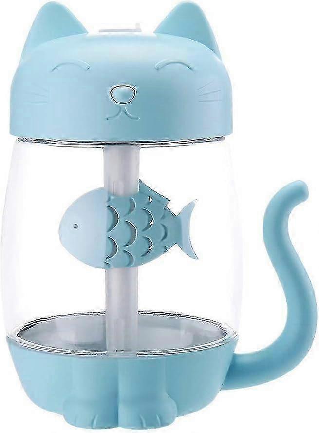 Cat Humidifier,3 in 1 Humidifier,LED Humidifier Fan Diffuser Air Purifier Atomizer