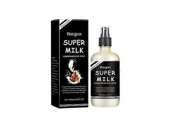Super Milk Conditioning Hair Primer, Hair Conditioner Spray Smooth Hair Care,Conditioning Hair Primer for Soft and Smooth Hair,Effectively Repair Dama