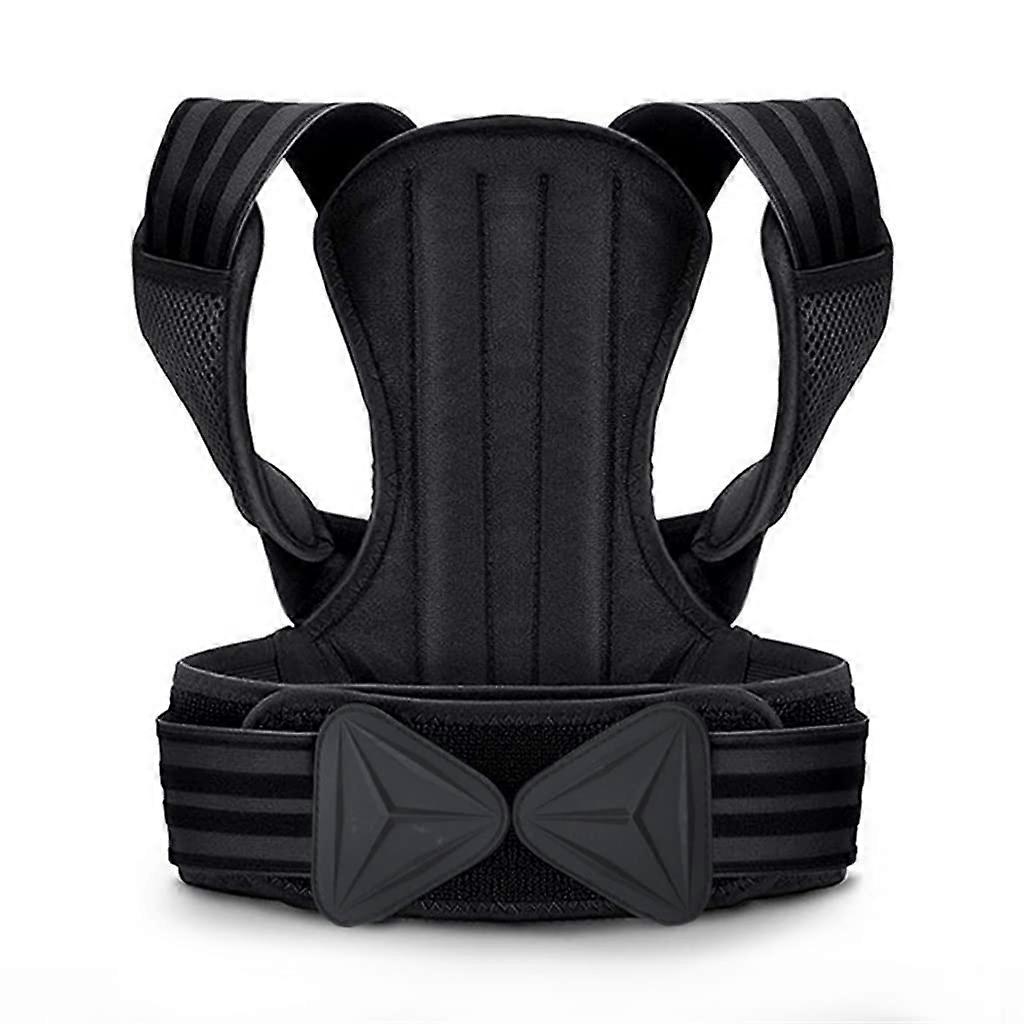 Anti-Hunchback Corrector Posture Belt for Adults, Adjustable Shoulder and Back Support, Medium Size for Men and Women