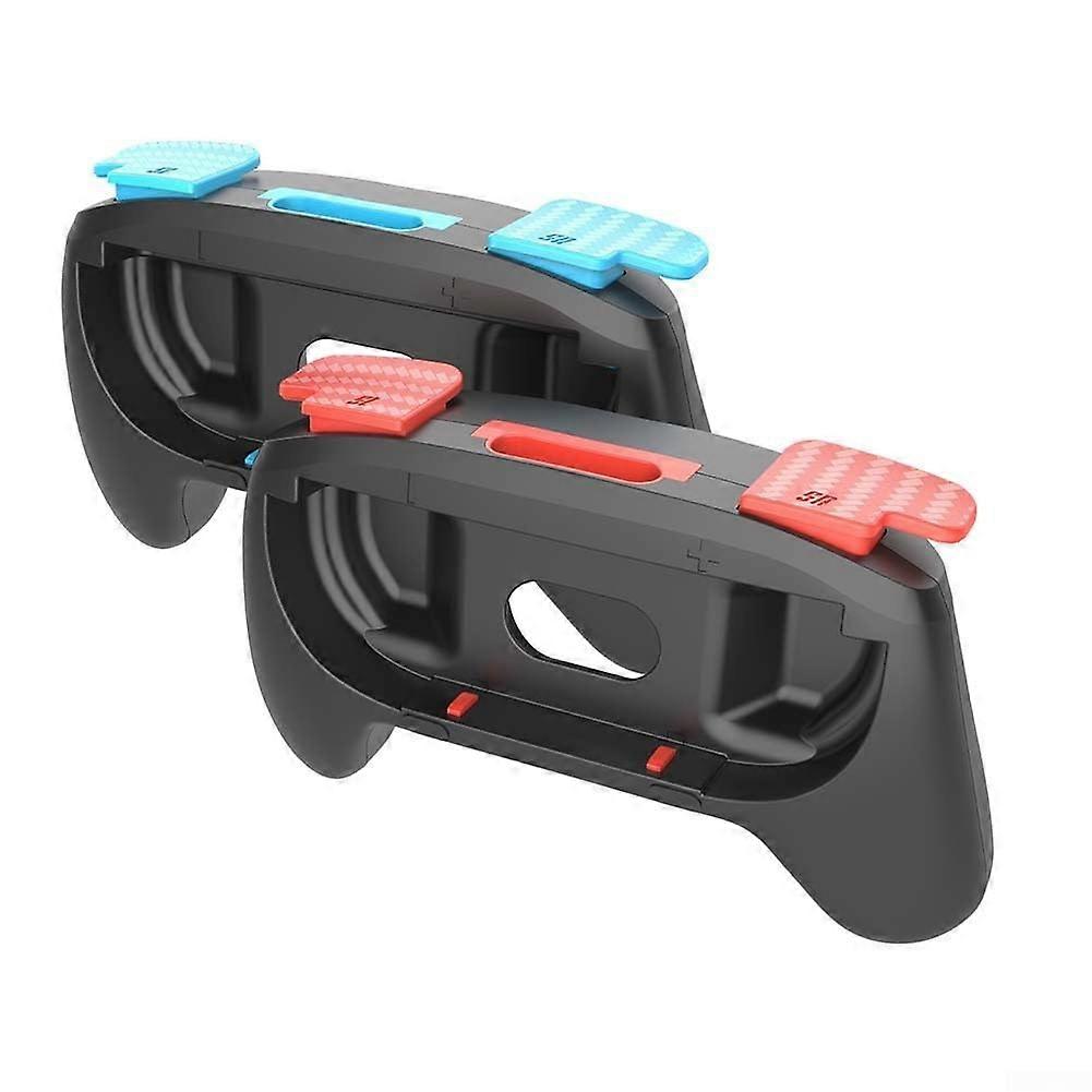 Ergonomic Grips for Nintendo Switch2 2-Pack, Red and Blue, Compatible Controller Grips for Ultimate In-Game Control