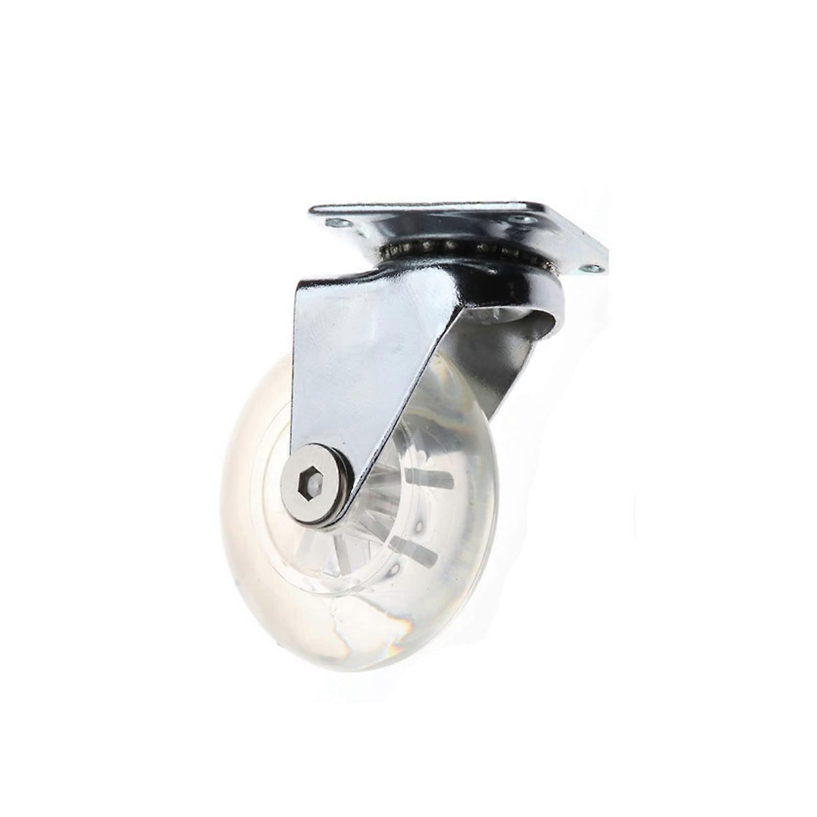 Transparent Office Chair Sofa Platform Trolley Replacement Angle Rotation Furniture Casters