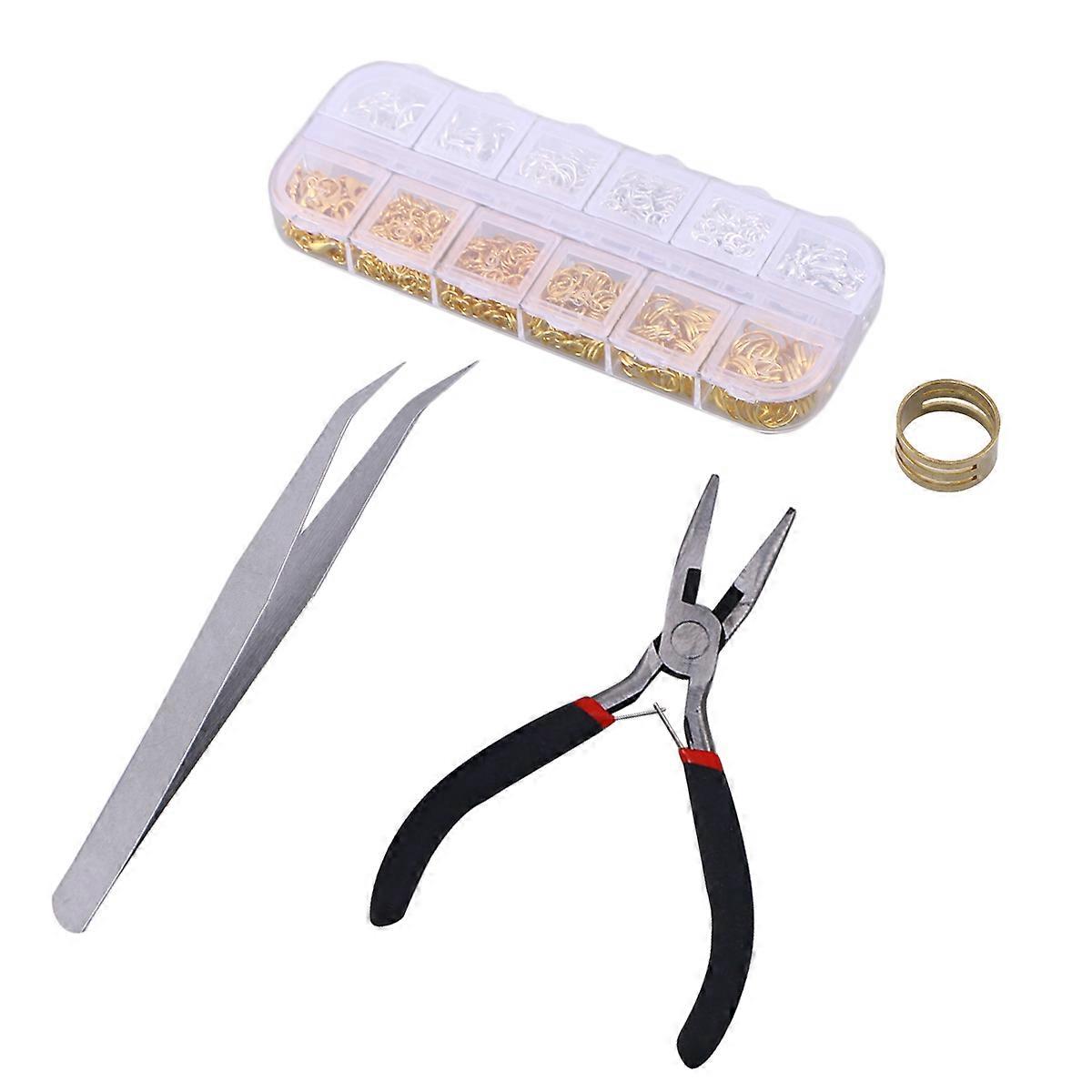 Jewelry Making Findings Jump Rings And Clasps Circular Metal Bracelet Fastener 1200Pcs