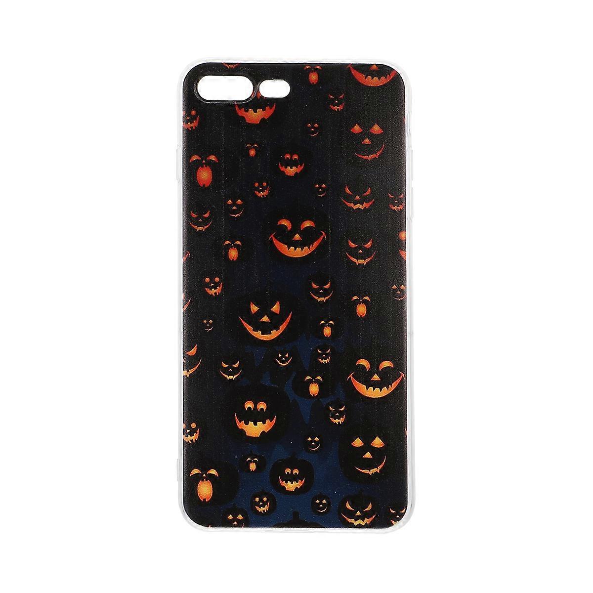 Cute Phone Case Halloween Pumpkin Tpu Protective Shell For iPhone7 8Plus Festive Atmosphere 1Pc