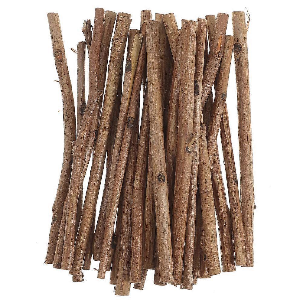 Children Crafting Wood Sticks Diy Log Twigs Art Projects Photo Props Light Brown 10cm 50Pcs