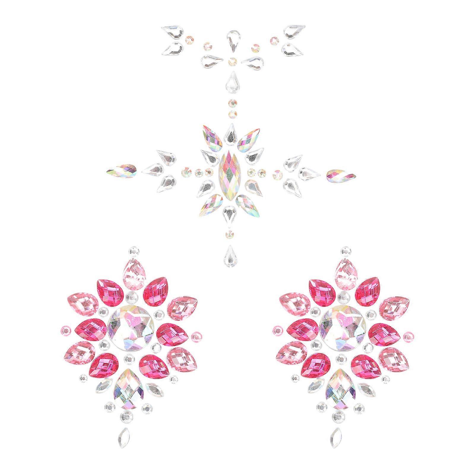 Here's a polished and professional product description based on the information you provided:

 

**2 Sets Rhinestone Body Gems – Shimmering Body