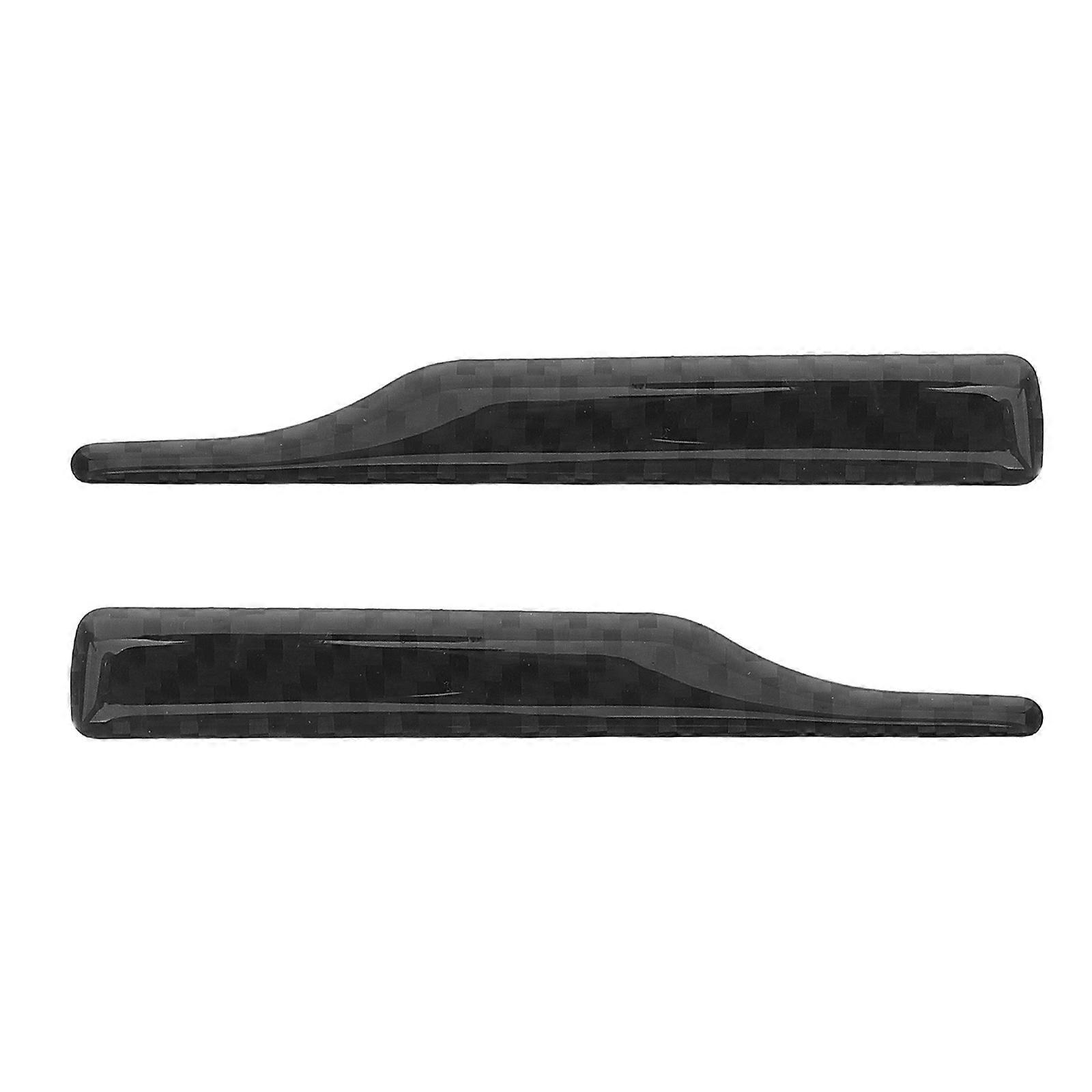 Carbon Fiber Rearview Mirror Decoration Anti Collision Automotive Strip with Crystal Epoxy Finish