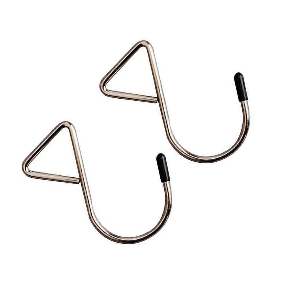 Triangle Hooks Hanging Hooks Metal Hanger for Bags 10Pcs Silver