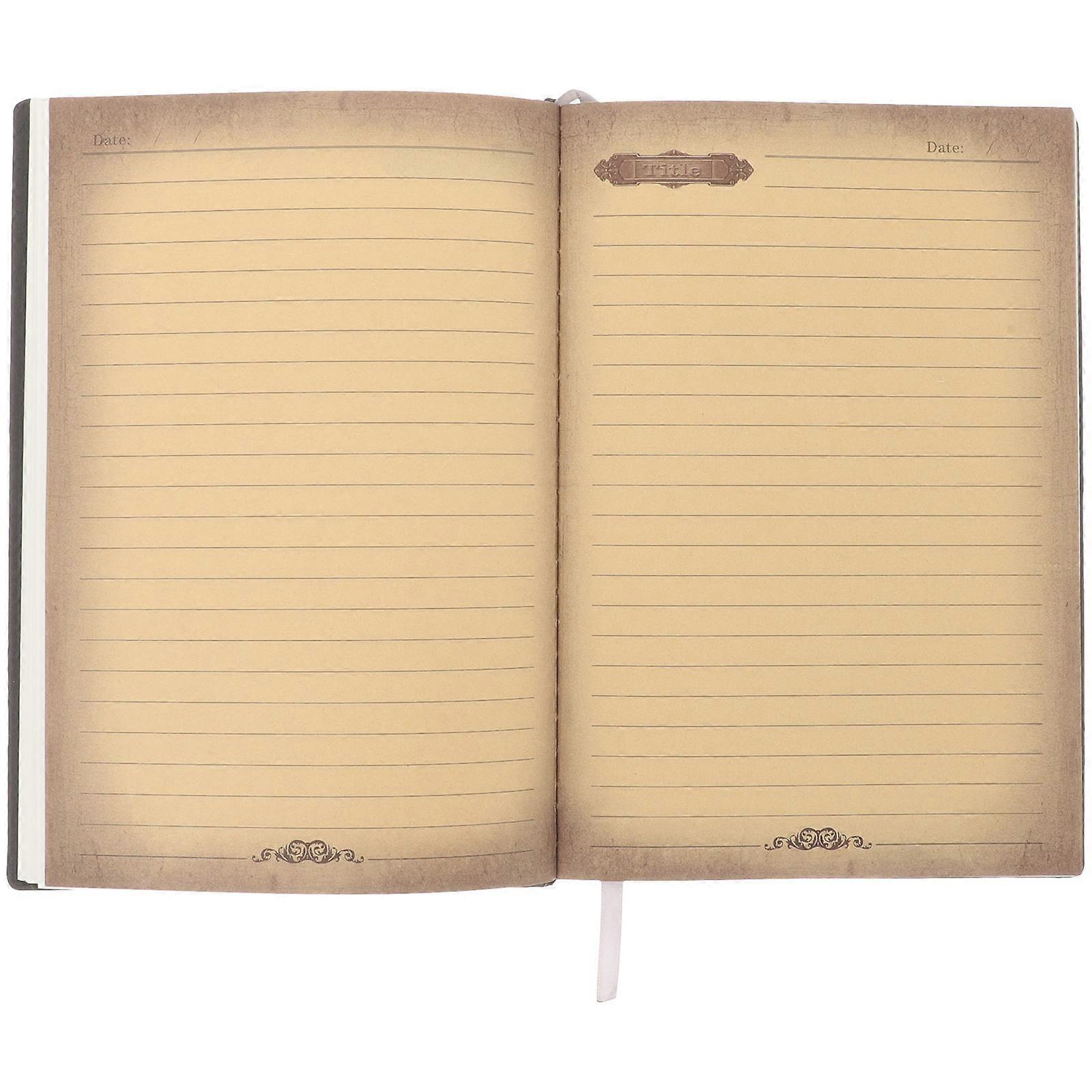 Retro Notebook Journal For Recording Ideas present Giving Multi Color Paper 8.25x5.70in 1Set