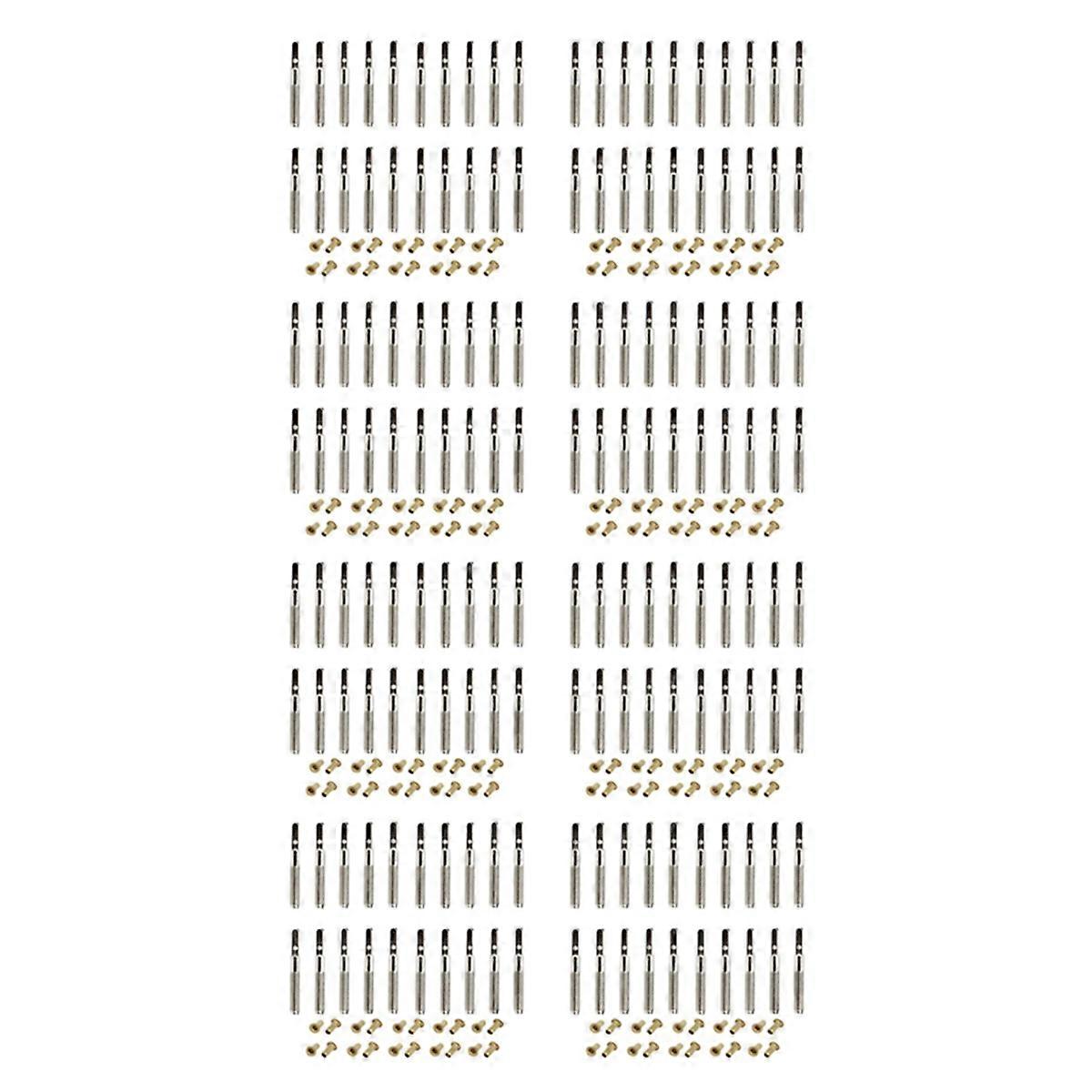 160 Pcs Lyre Harp Tuning Pin Nails with 160 Pcs Rivets Set for Lyre Harp Small Harp Musical Stringed