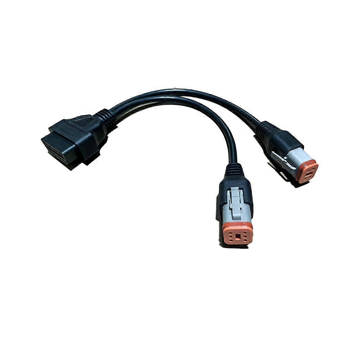 For Motorcycle 6Pin 4Pin to OBD2 16PIN Adapter Diagnostic Scanner Adapter