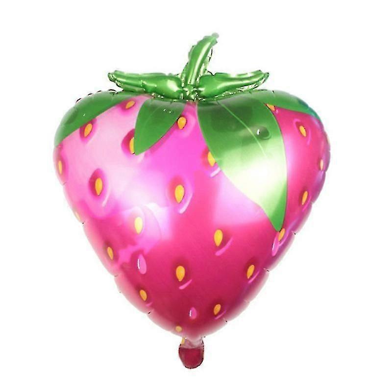 Feiern Sie mit 2 Stück Erdbeer-Mylar-Luftballons