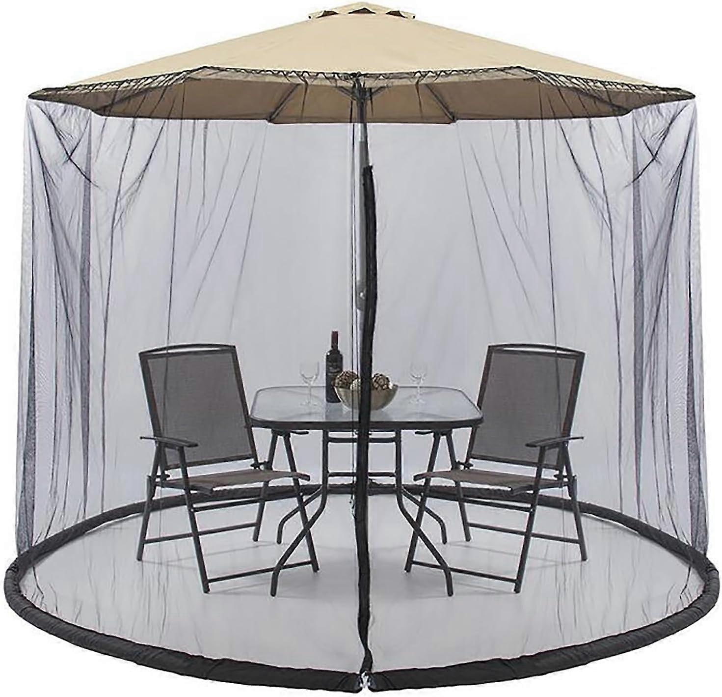 Mosquito Net for Patio Umbrellas, Fits 1010ft Umbrellas
