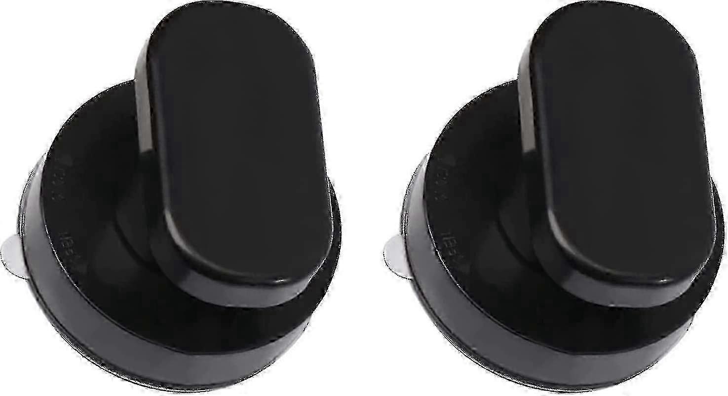 2 Pcs Suction Cup Door Handles Black Suction Cup Handle Suitable for Cabinets and Glass