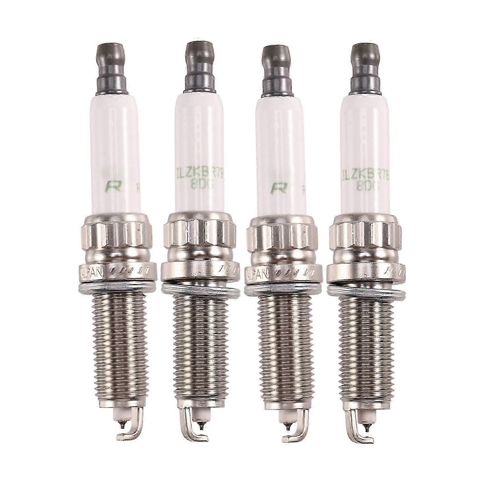 Suitable for Peugeot Citroen 4 Pcs Iridium Platinum Spark Plug 95770 ILZKBR7B8DG-JC