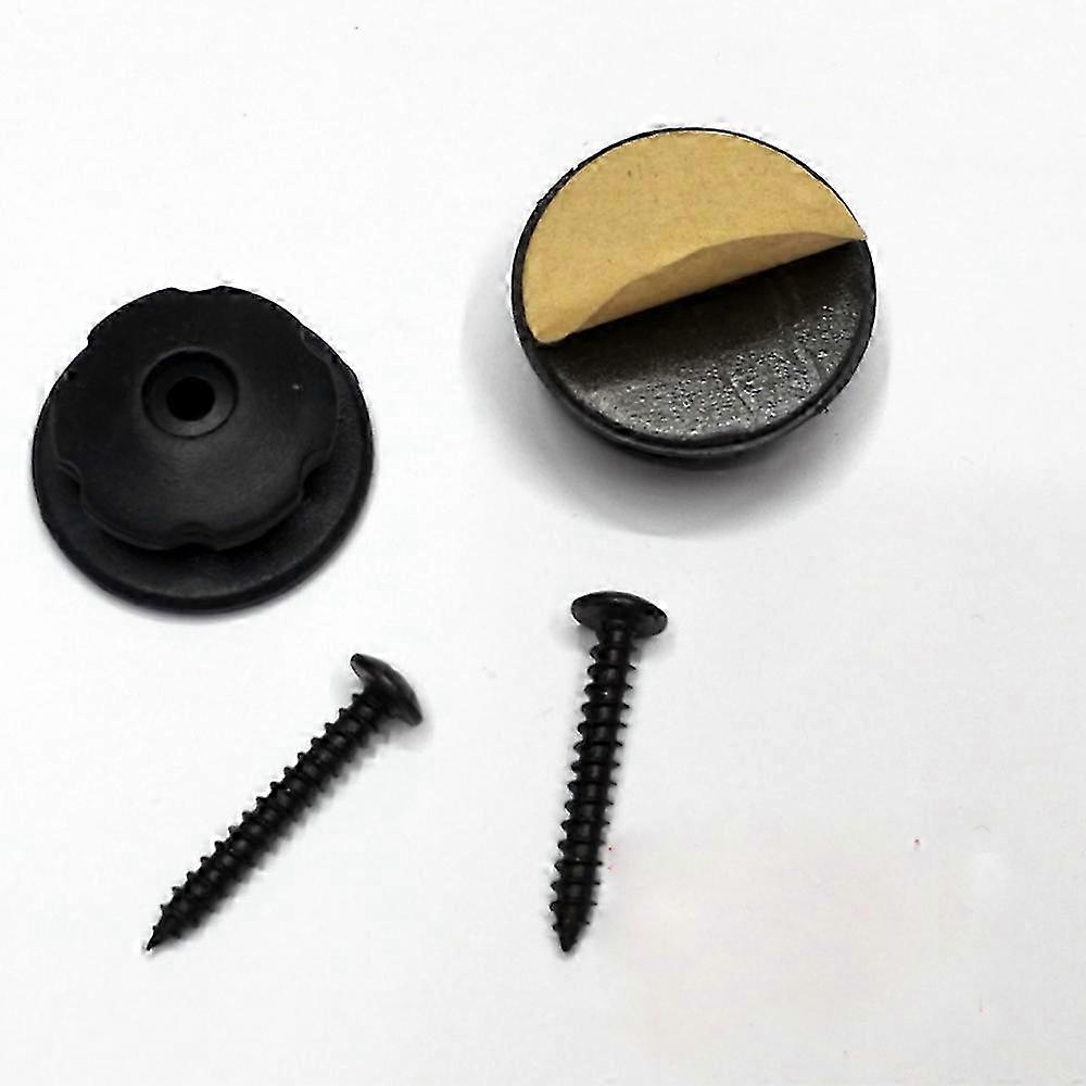 Heavy Duty Tarp Fasteners with Screws for Securing Trailer Nets and Tarps - 20 Pack Round Buttons