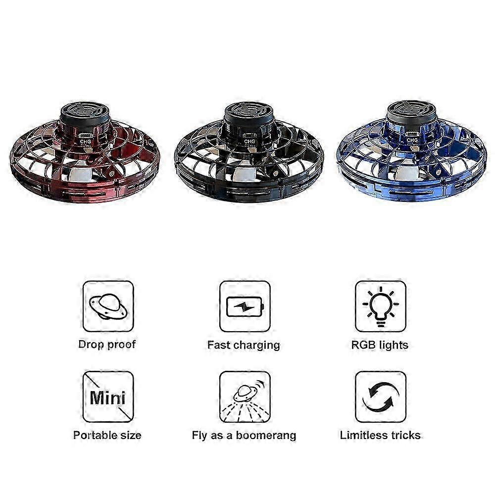 Flying Top, Fidget Spinner, LED Spinner Decompression Toy Levitation Novelty Decompression Game
