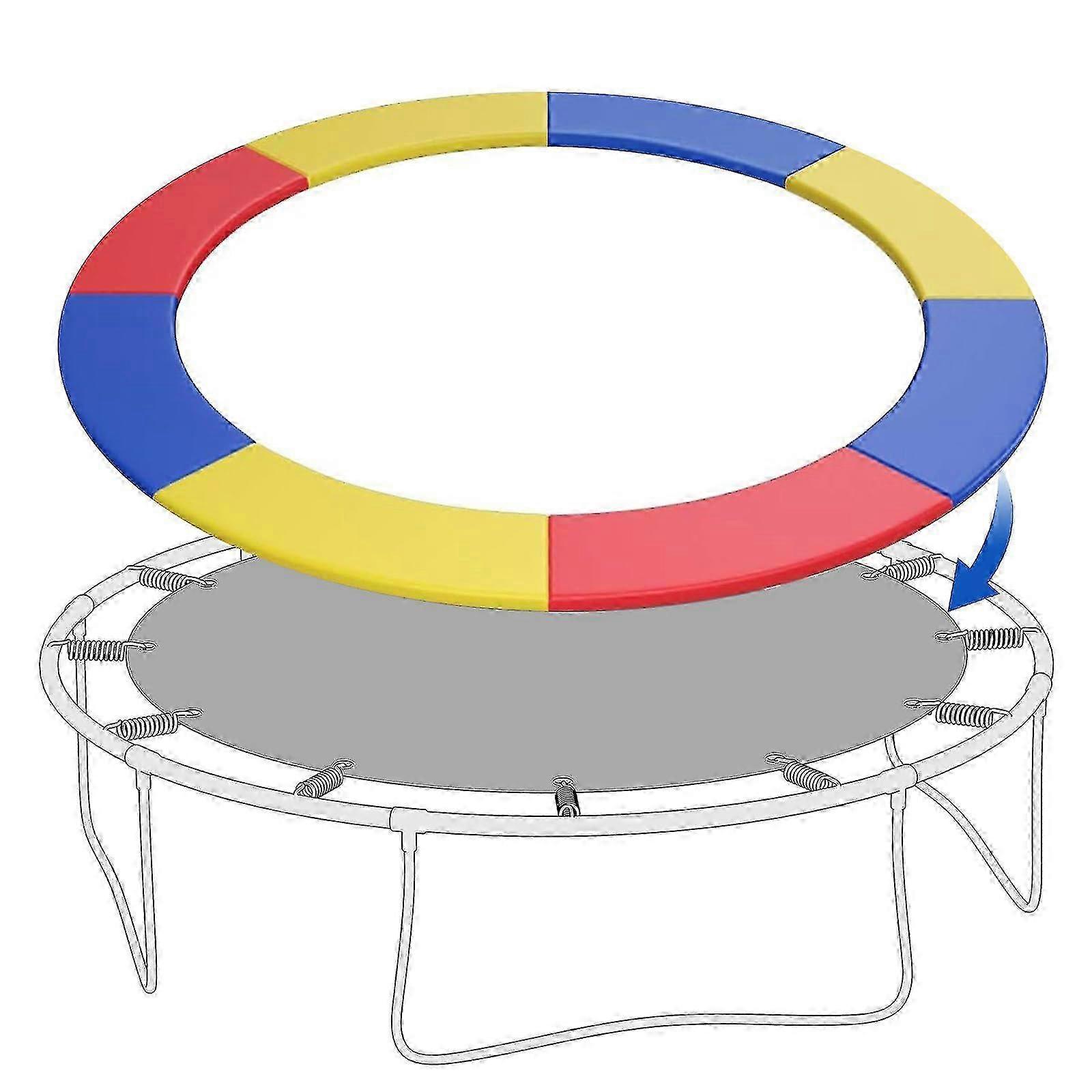 10ft Replacement Trampoline Safety Spring Cover Padding for Outdoor Use - Random Color