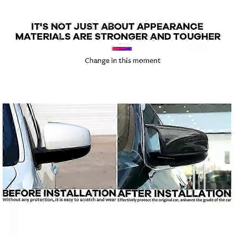 High Quality M Style Car Side Rearview Mirror Cover Cap Trim for Suitable Brand X5 E70 2008-2013 Mirror Caps