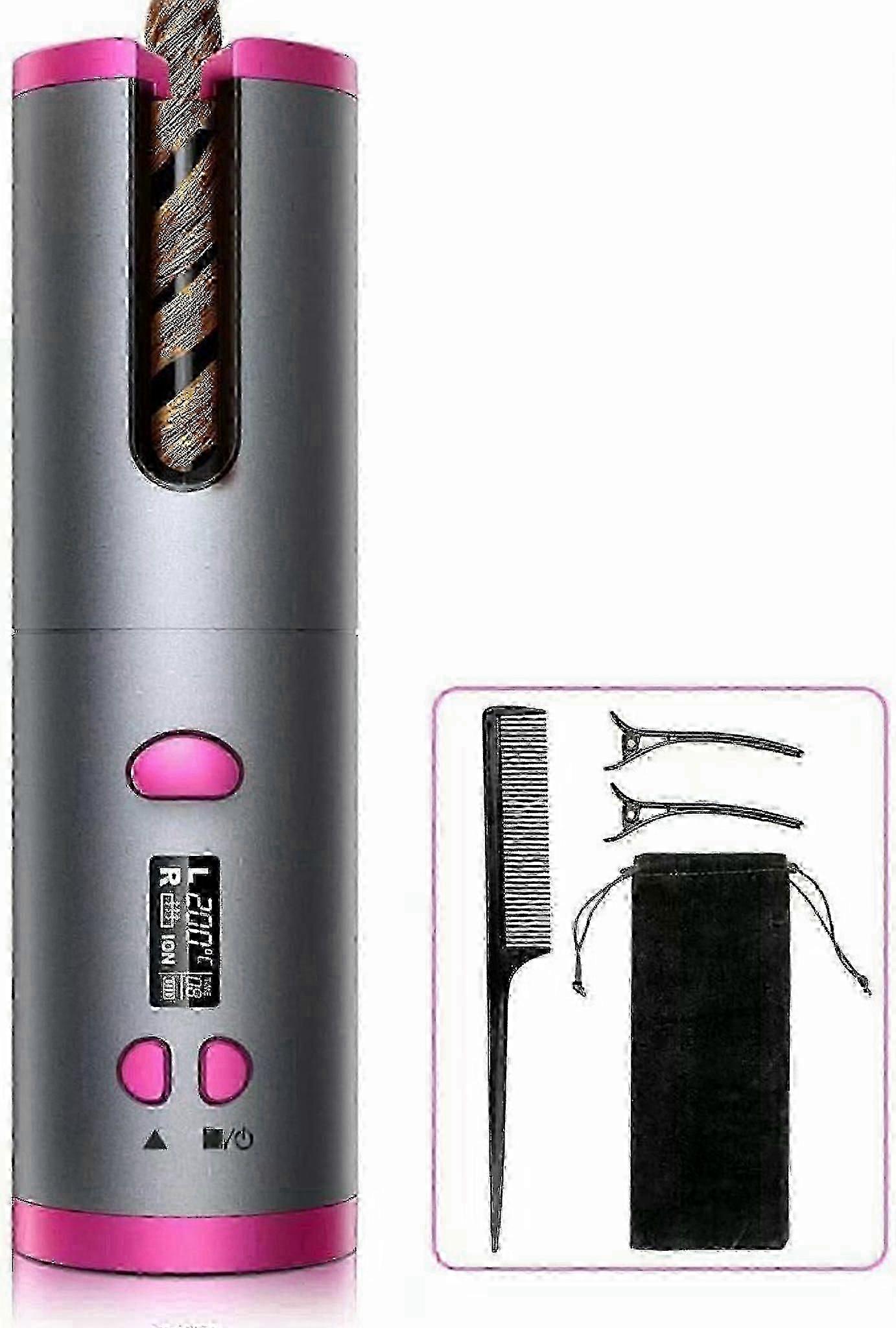Arricciacapelli USB da viaggio - 6 impostazioni di calore regolabili con display LCD intelligente