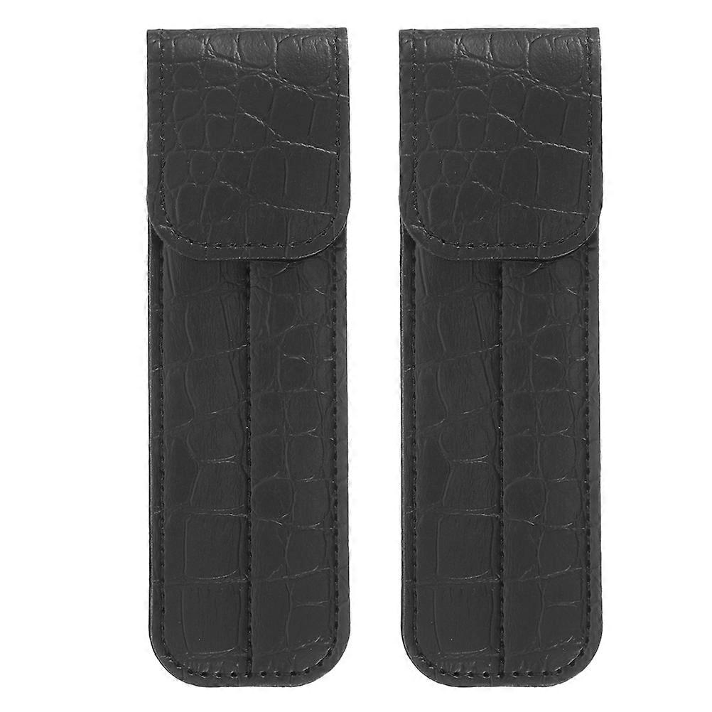 Eyelash Tweezers Case Plush Material Simple Design Home Use Travel Party Business 2Pcs