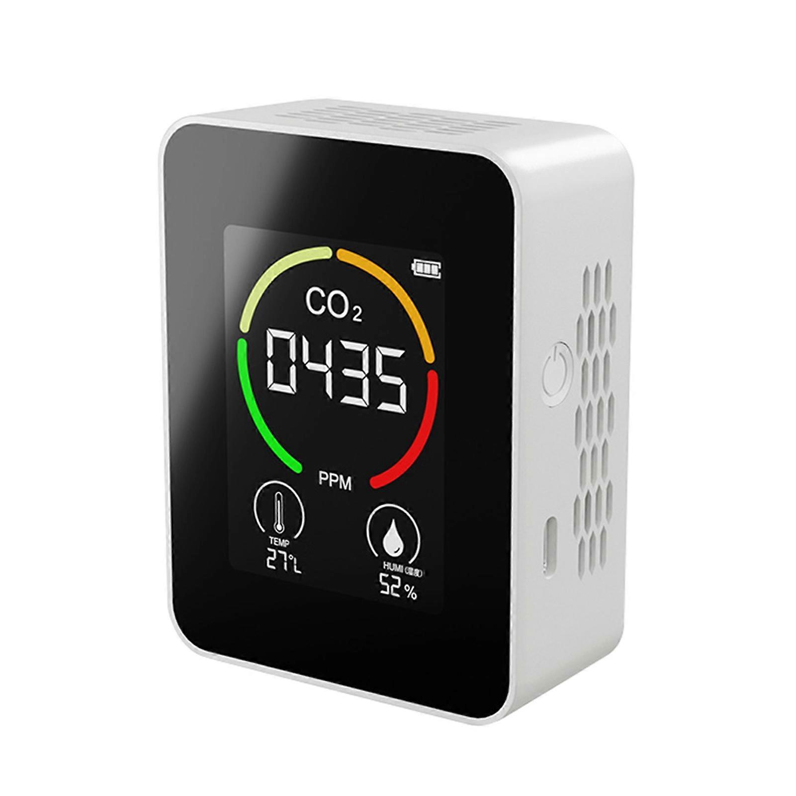 Indoor Portable CO2 Multifunctional Thermohygrometer Home Digital Detector Intelligent Quality Analyzer Household Air Pollution Monitor