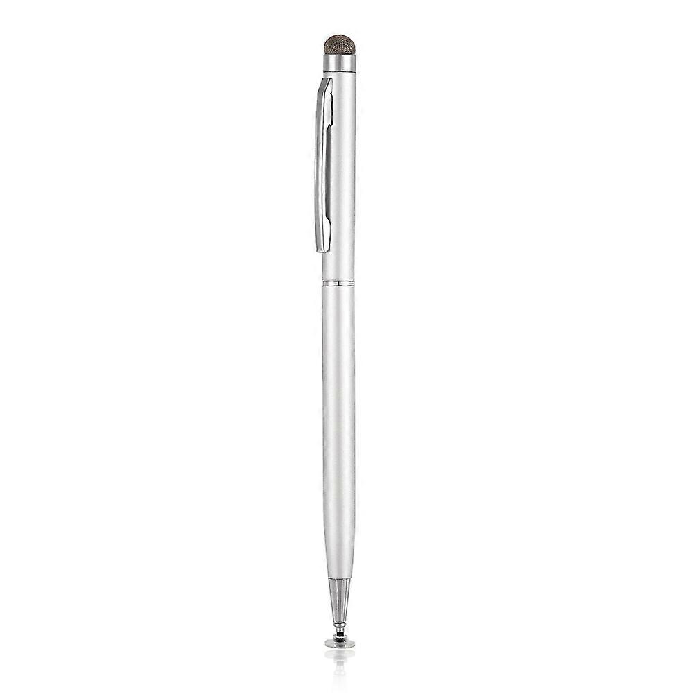 Universal Replacement Capacitive Touch Screen Stylus Pen Cloth Head for iOS/ Samsung Sliver