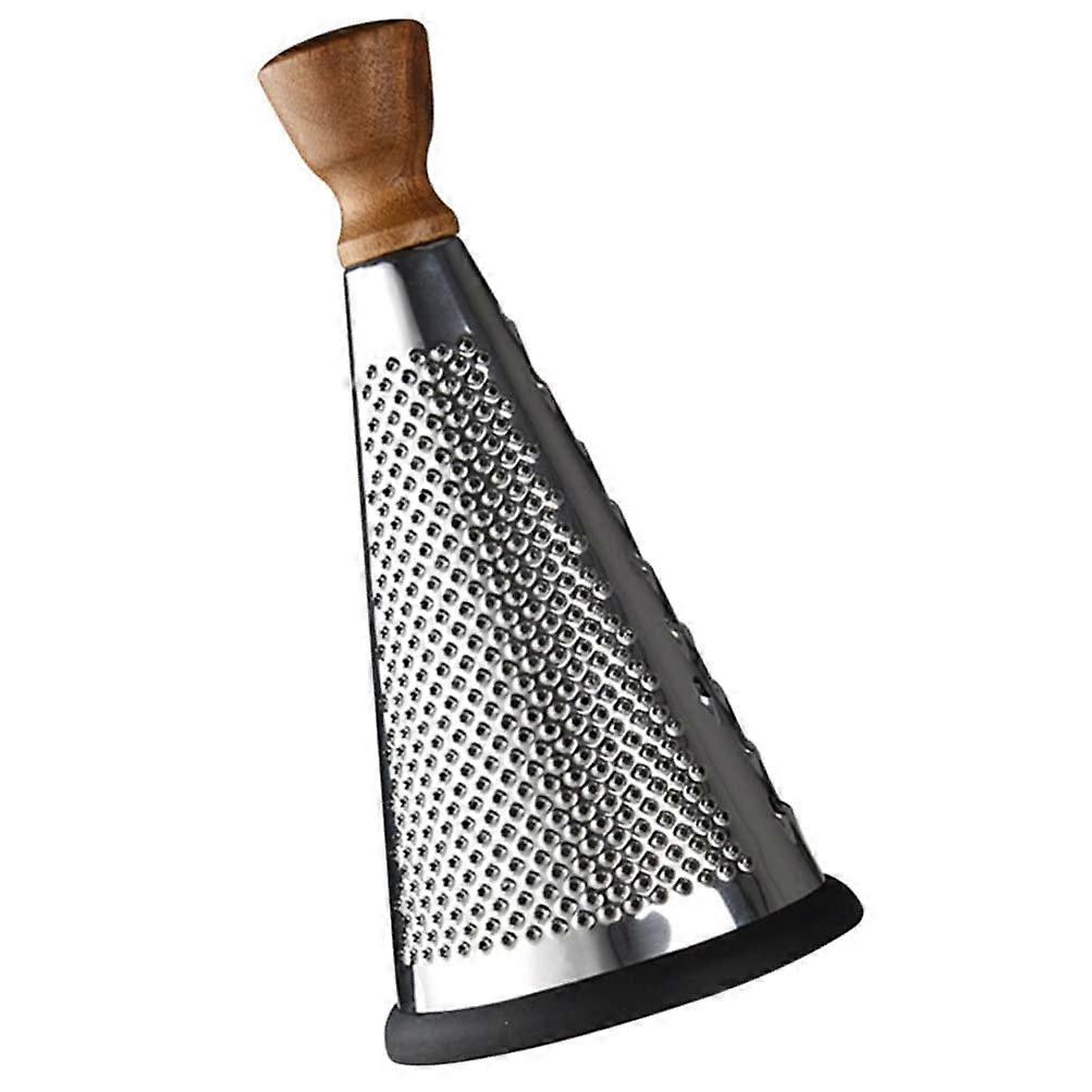 Stainless Steel Cheese Grater Handheld Food Shredder for Vegetables, Ginger, Potatoes Manual Grating Tool with Comfortable Handle
