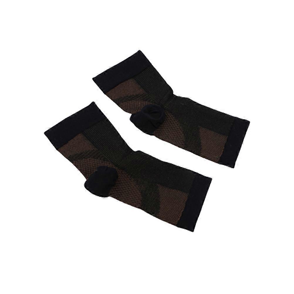 Elastic Ankle Support Socks Compression Design For Prolonged Standing L/Xl 1Pair