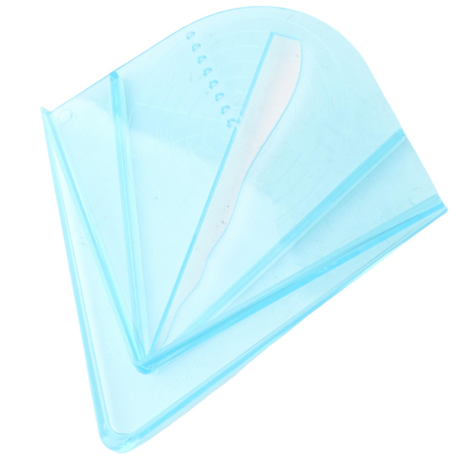 Acrylic Center Finder Round Circle Woodworking Ruler Tool for Irregular Wood