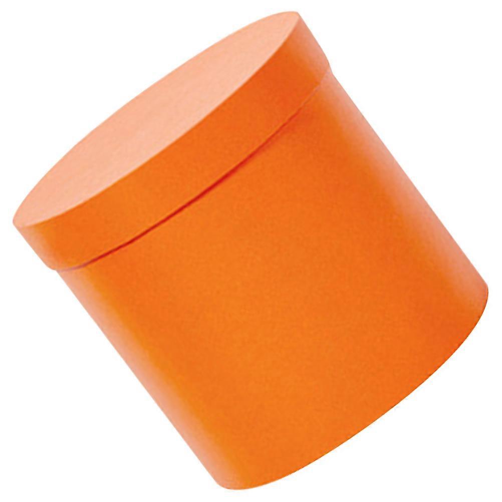 Gift Packaging Boxes Flower Shop Design 14x14cm Orange 1Pcs