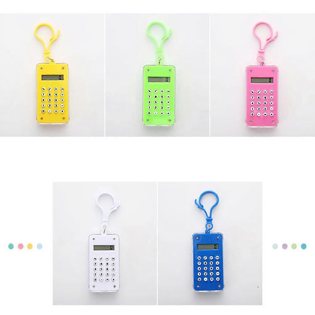 Basic Calculator For School Compact Size 7x6x4cm Touch Panel Input Portable 1Set