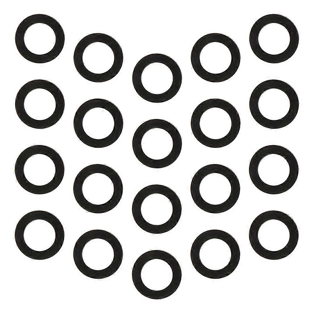 50pcs Nitrile Rubber Flat Washers Sealing Gaskets for Shower, Gas, Water Inlet Pipes, Thick Sink & Drainage Pipe Replacement Rings