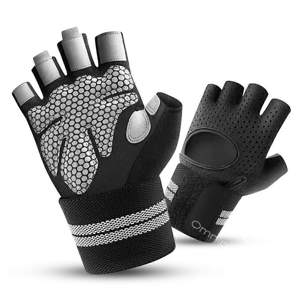 ProGrip Fitness gloves–Ideal for men and women in strength training weightlifting bodybuilding and Crossfit wrist protection Safety Grip