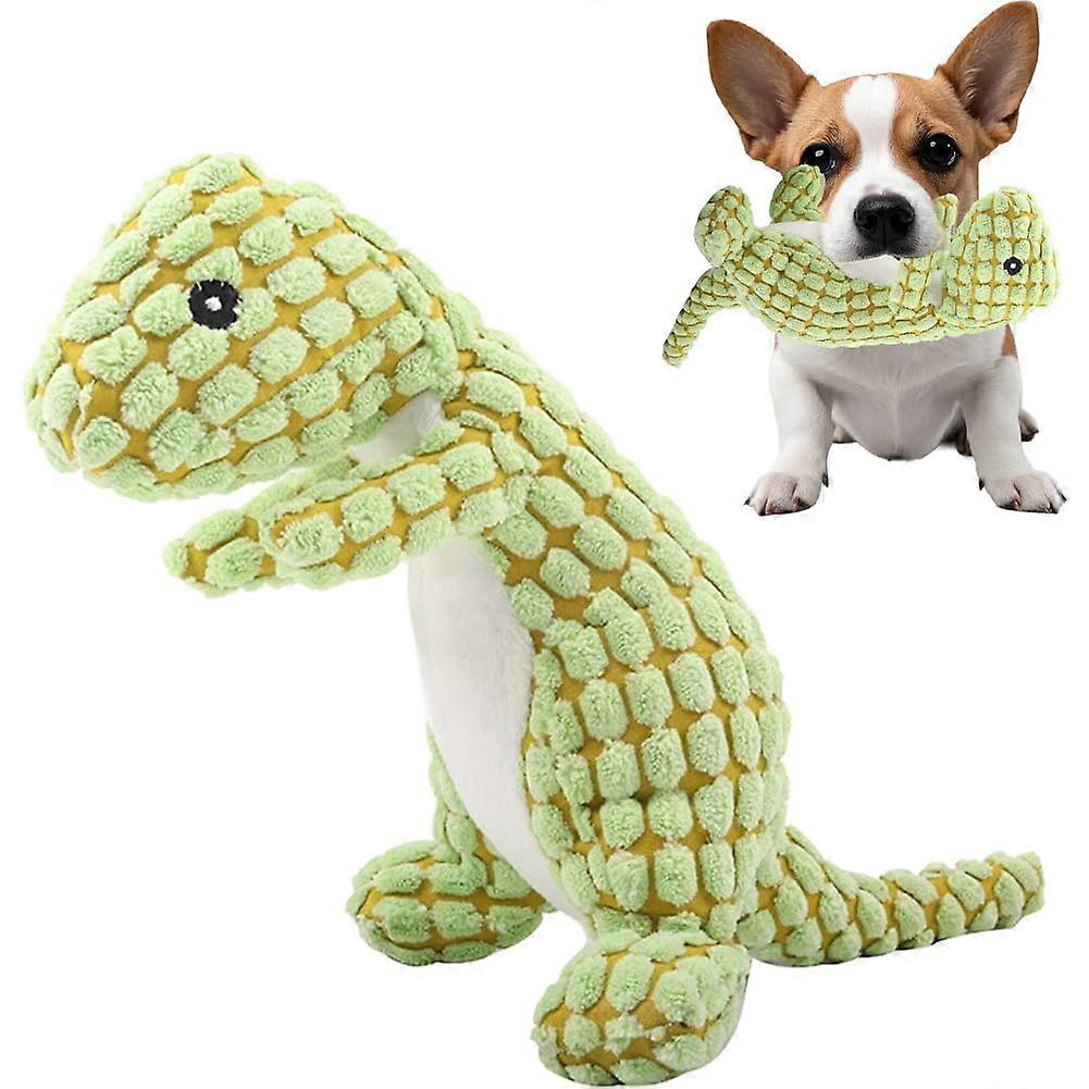 Dog Toy - Plush Squeaky Chew Toy with Crinkle Paper, Cotton Rope for Puppies and Small to Medium Dogs