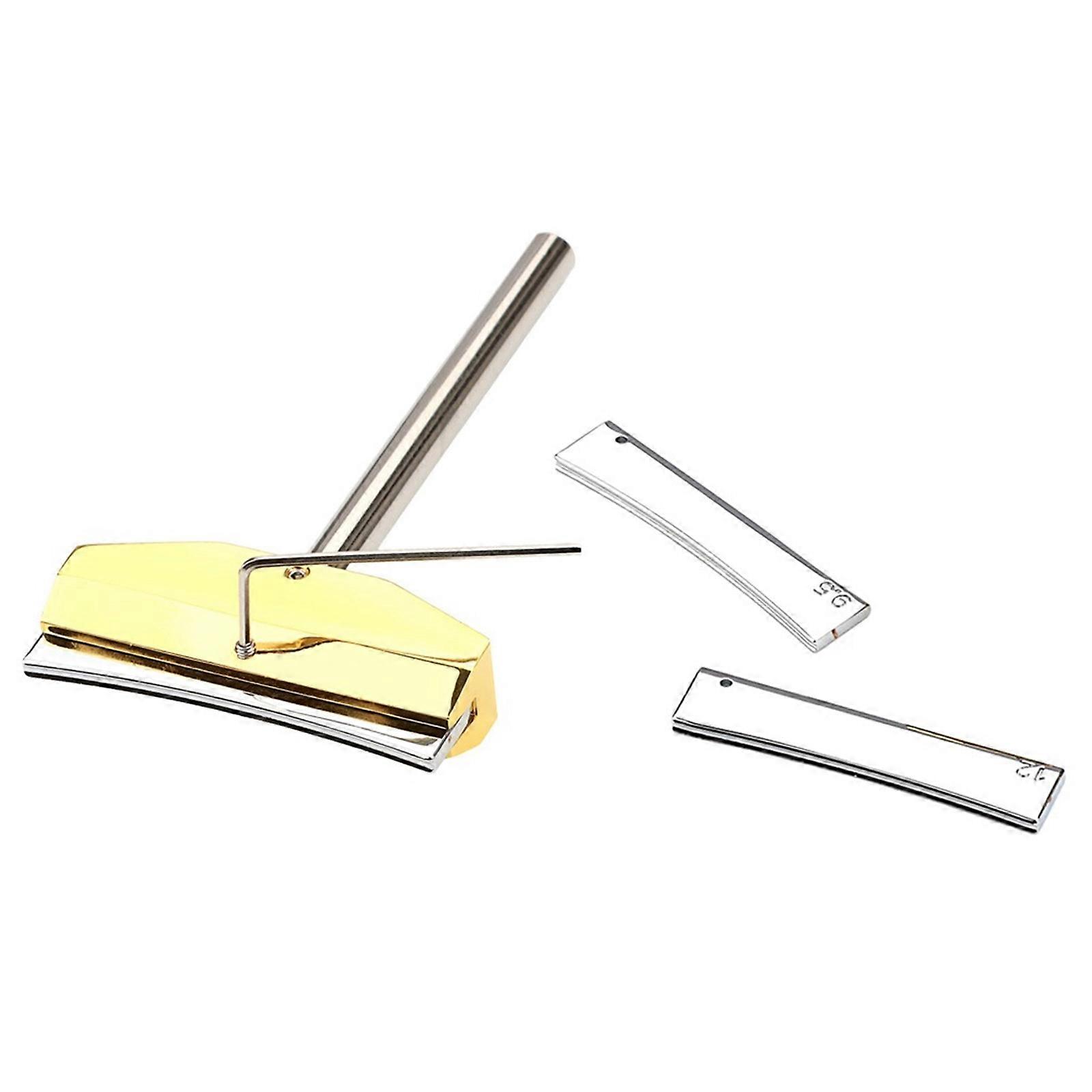 Guitar Bass Fret Press Caul&Radian Fret Inserts with Hexagons Wrench Fingerboard Pressings Tool Replacement Luthiers Tool Multicolor