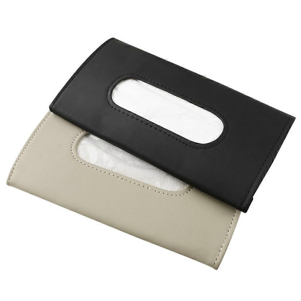 Car Visor Tissue Box Holder Made of Synthetic for Storage Use in Assorted Color