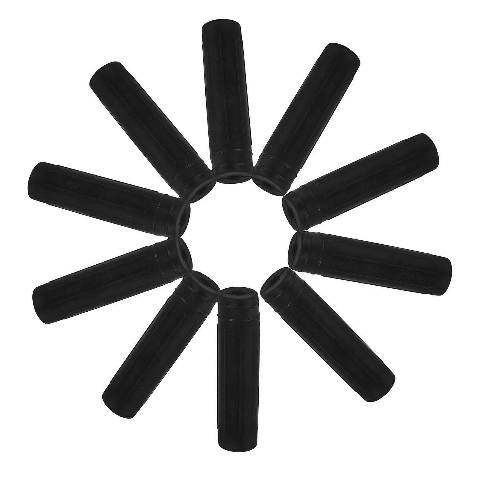 Iron Skillet Handle Cover Easy Installation Versatile Application Hoe Handle Sleeve for Home Gardeners 10Pcs