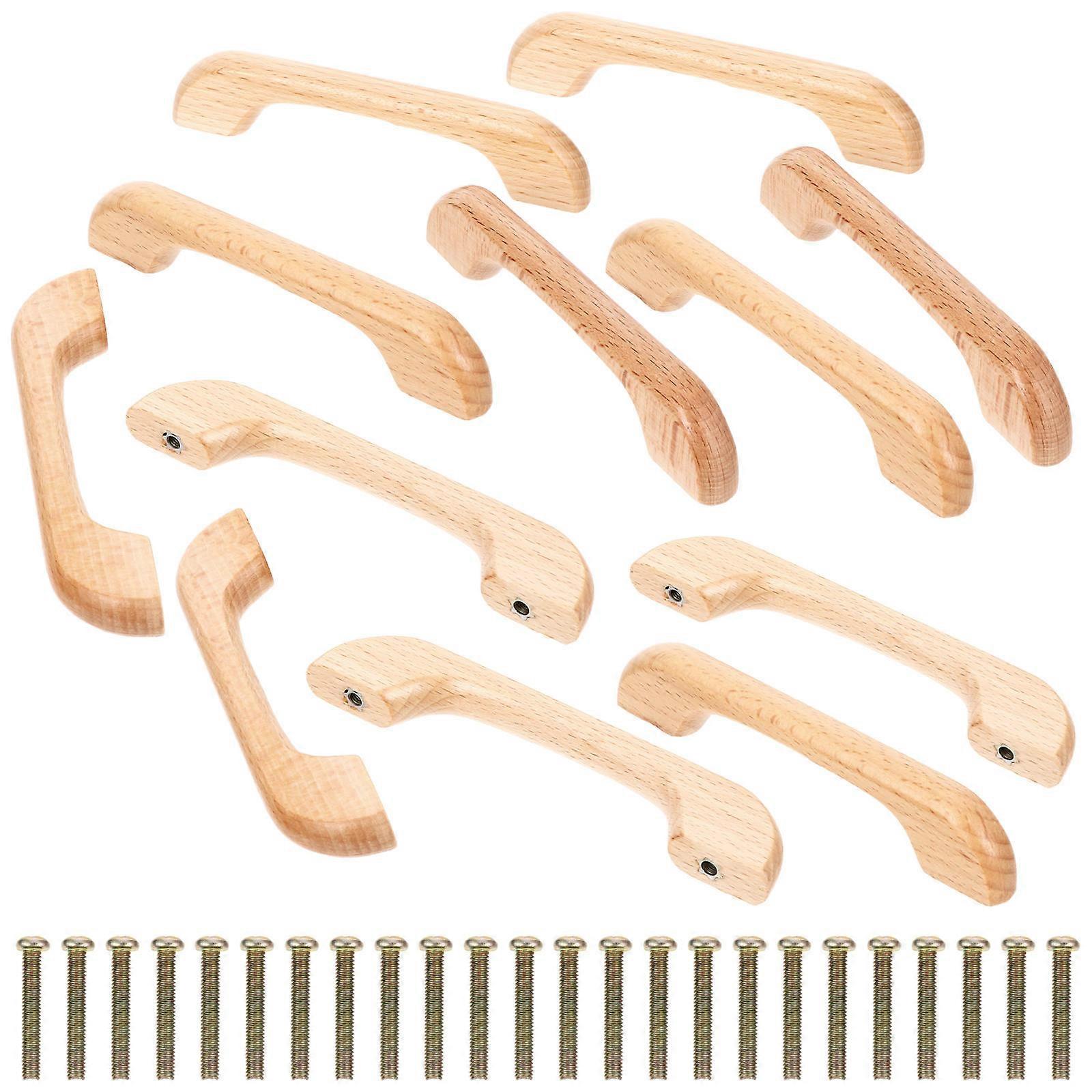 24pcs Cabinet Handles with Screws, Ergonomic Curved Furniture Pulls for Kitchen Cupboards, Wardrobe Doors, and Drawers – Smooth Grip, Durable