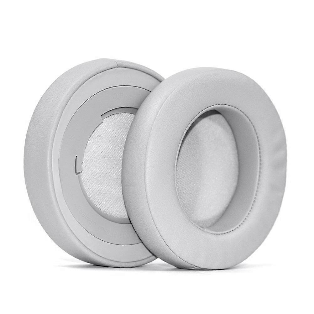 日常使用のためのプロフェッショナルヘッドフォンクッションイヤホンプロテクターカバー18x15cmライトグレー1ペア