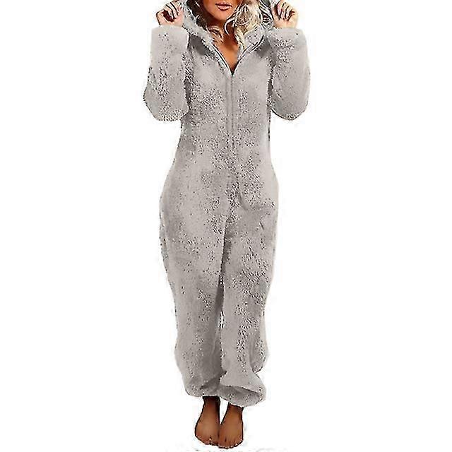 Plush Romper Autumn Winter Flannel Pajamas