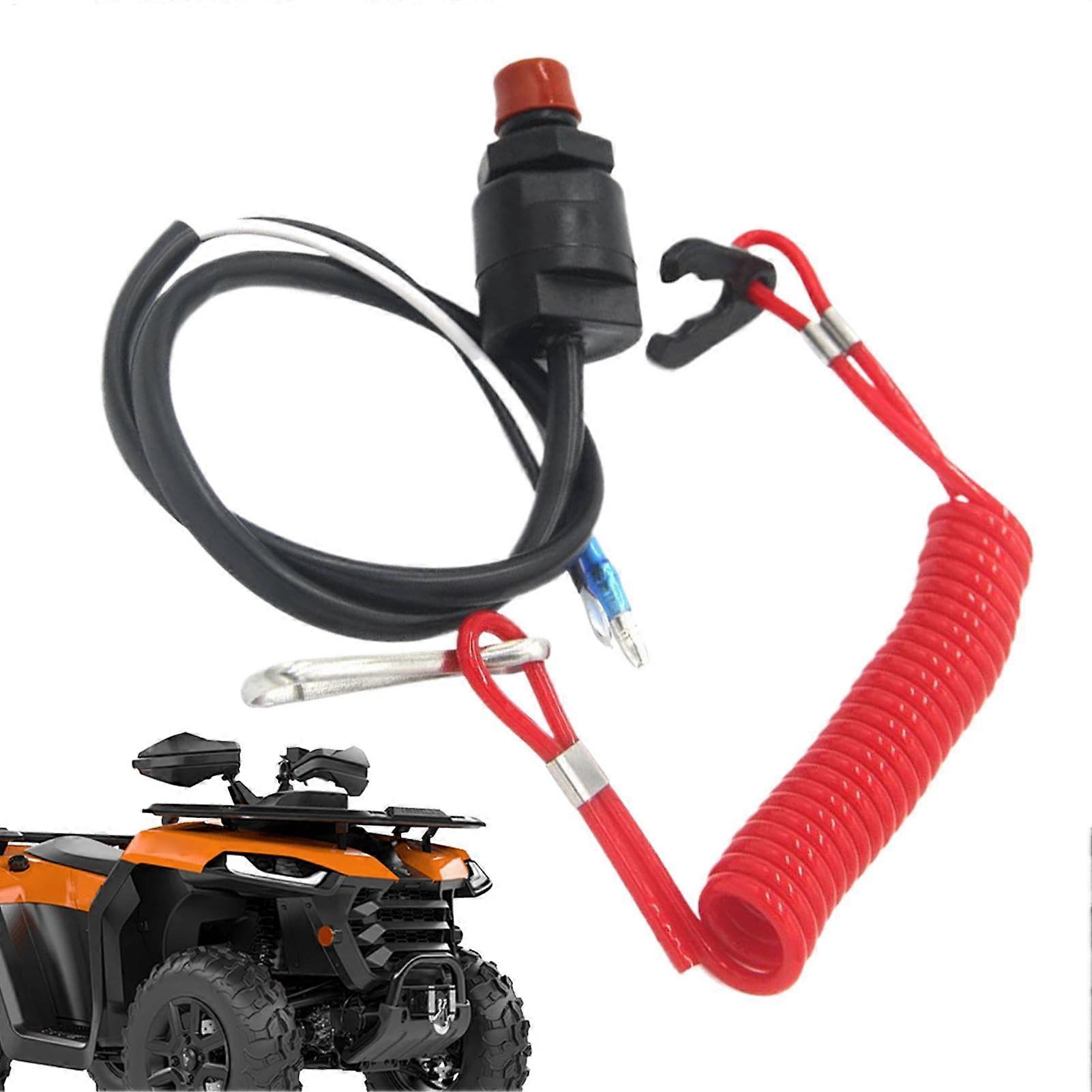 Boat Emergency Switch, Flexible Durable Outboard Key Switch, Boat Equipment