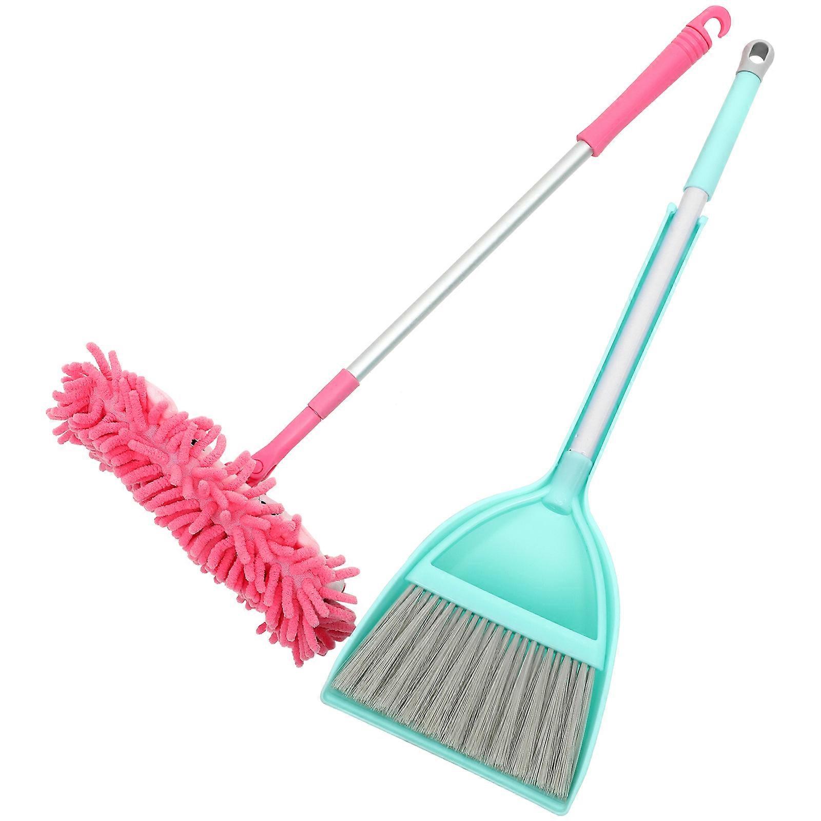 It looks like you're referring to a **pretend play mini broom and dustpan set**—a toy designed for children's imaginative play and role playing